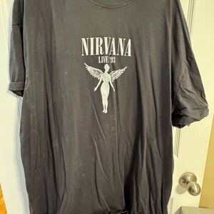 NIRVANA Charcoal Live '93 Tee